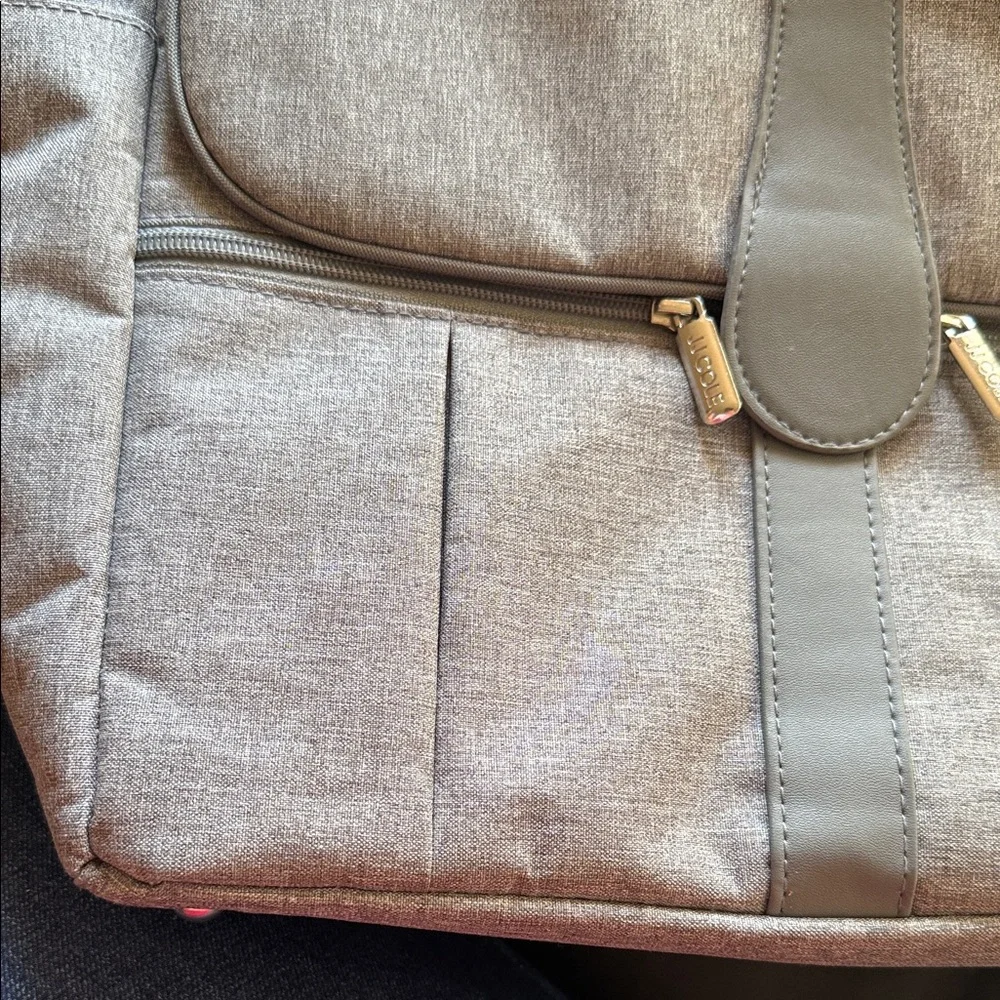 JJ COLE BACKPACK DIAPER BAG GRAY HEATHER